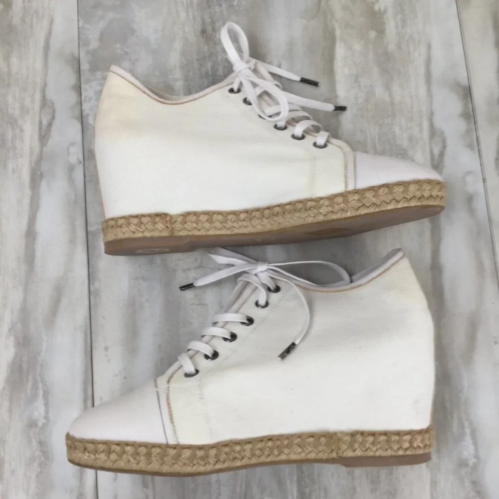 Theory Espadrille Wedge Shoes 7